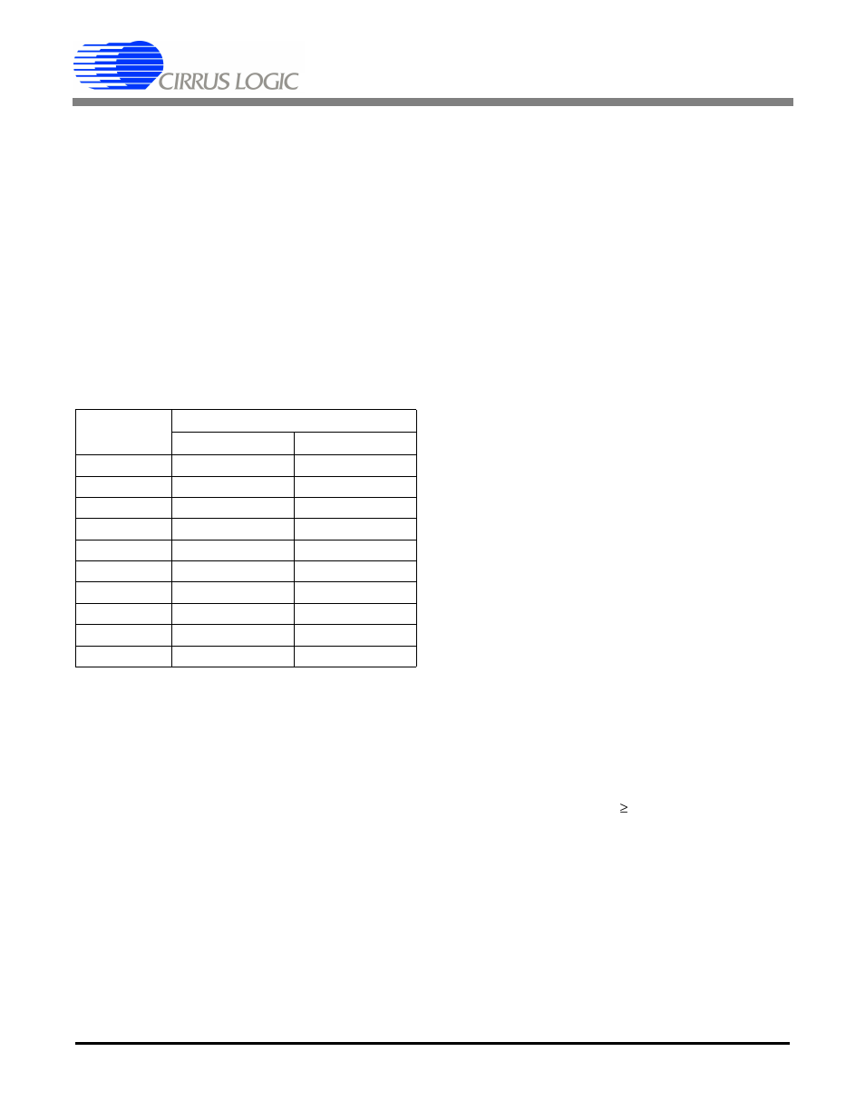 Continuous conversion mode, Table 1. conversion timing – single mode, 1 for | Ble 1 for single conver | Cirrus Logic CS5534-BS User Manual | Page 34 / 50