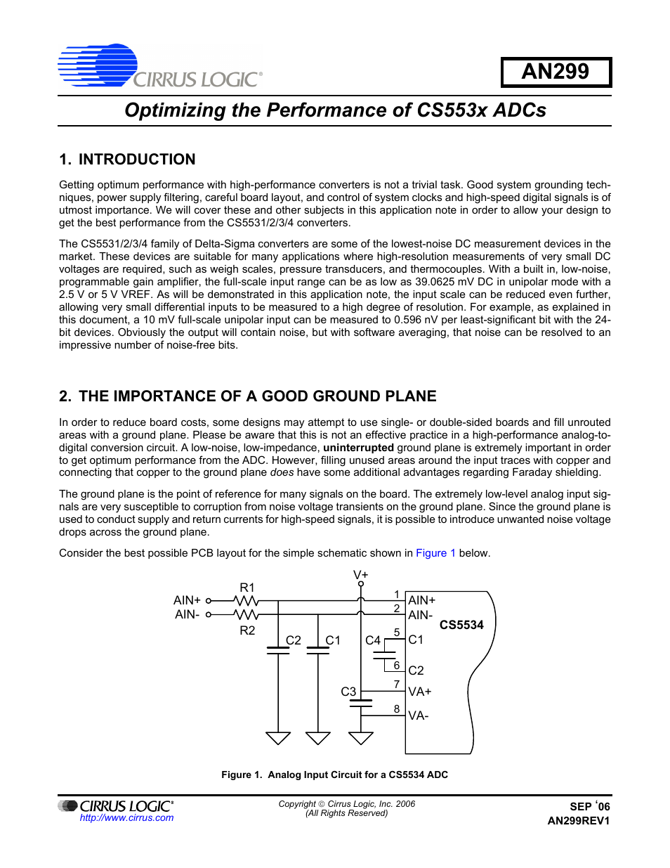 Cirrus Logic AN299 User Manual | 10 pages