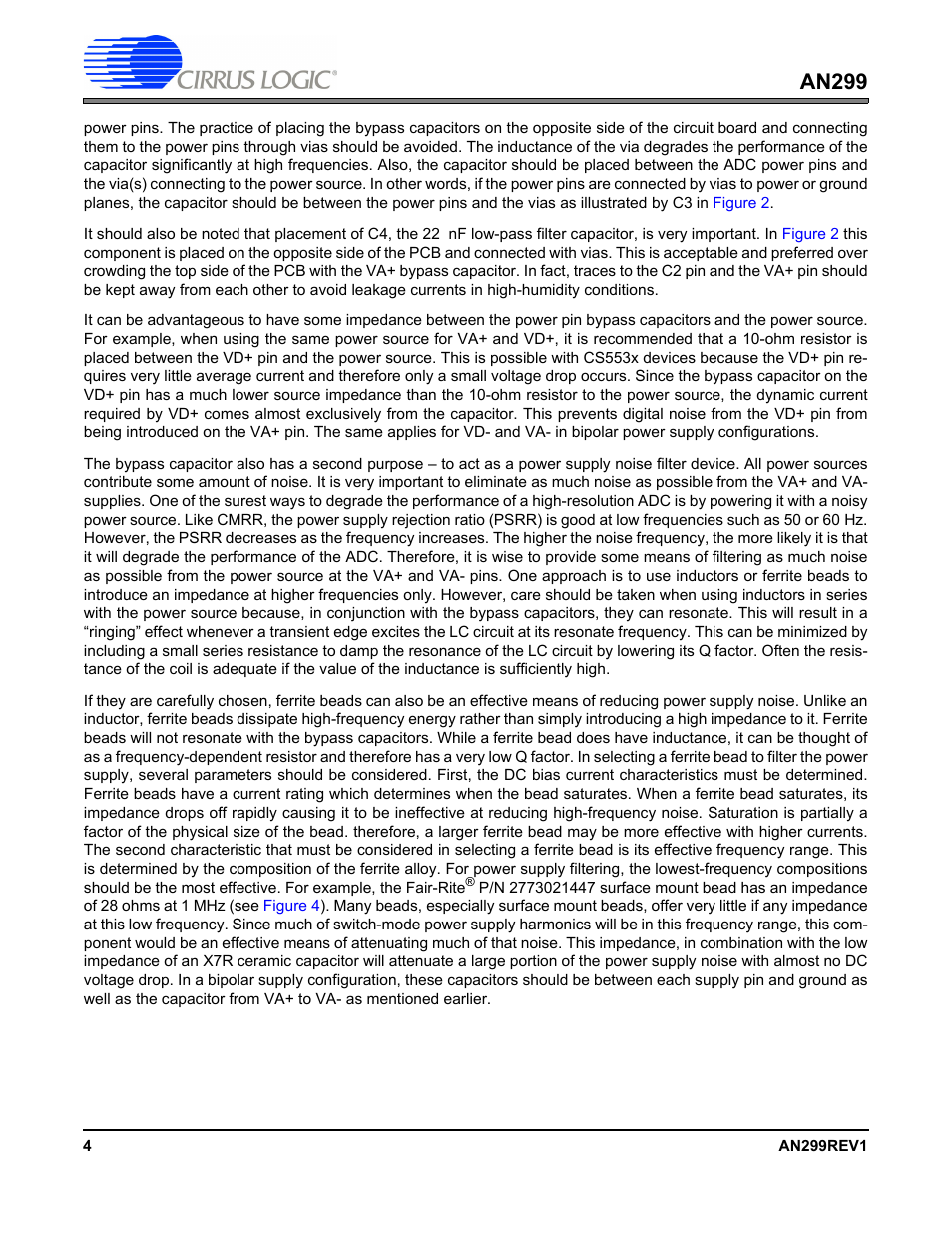 An299 | Cirrus Logic AN299 User Manual | Page 4 / 10