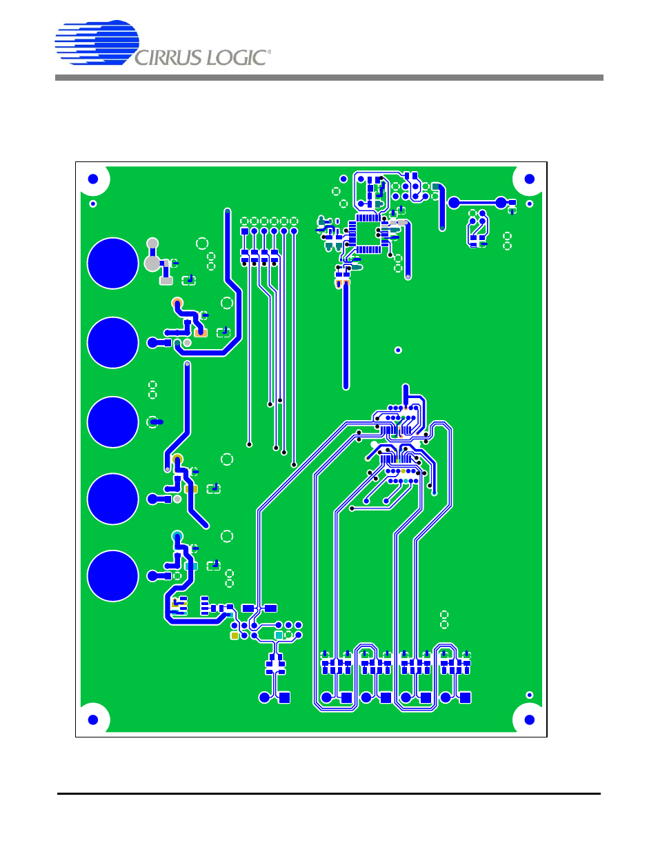 Figure 11. top side layout, Cdb5534u | Cirrus Logic CDB5534U User Manual | Page 19 / 22