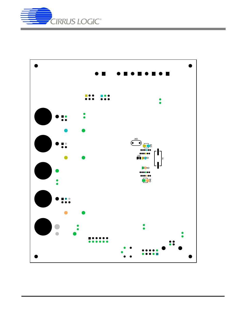 Figure 12. bottom silkscreen, Cdb5534u | Cirrus Logic CDB5534U User Manual | Page 20 / 22