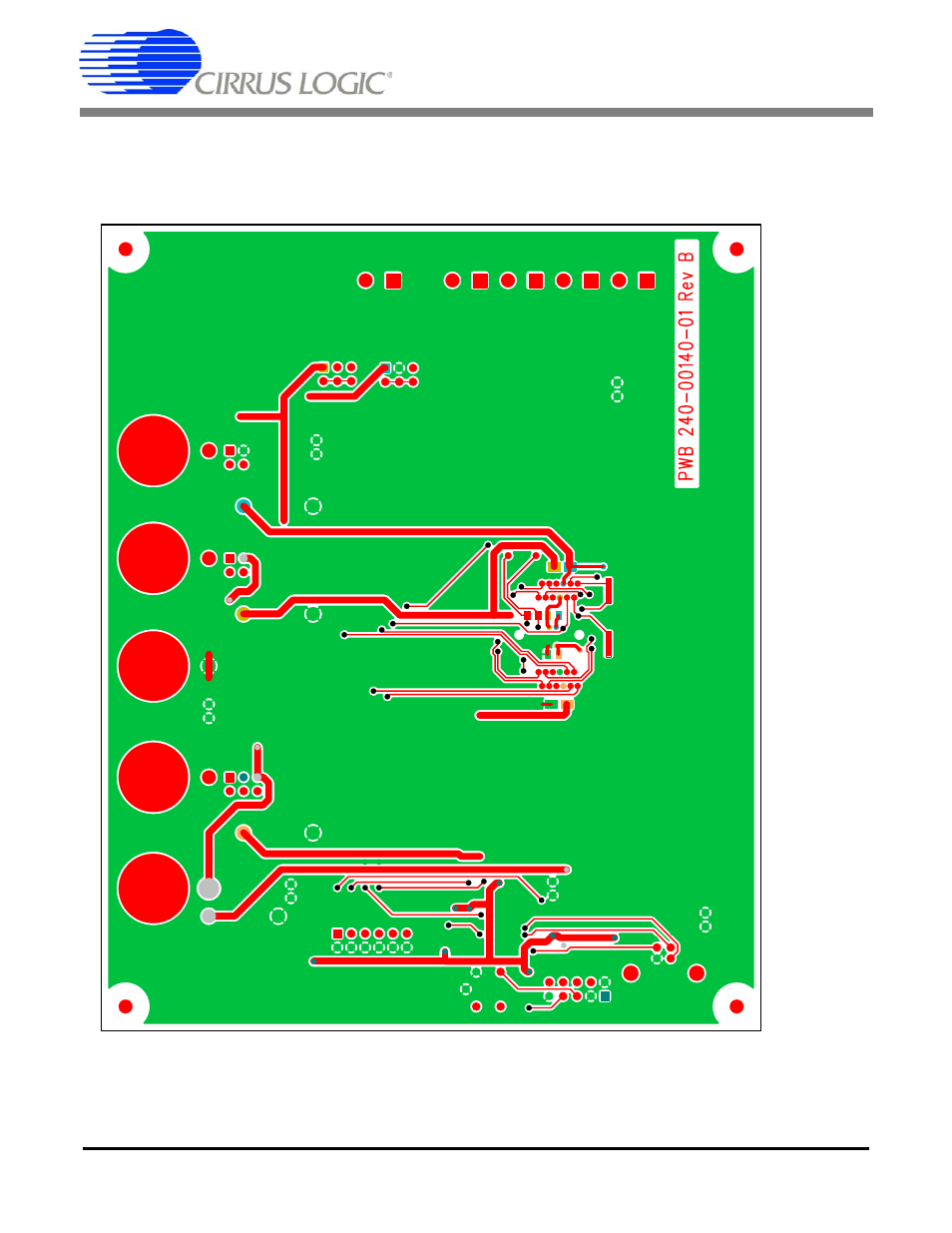 Figure 13. bottom side layout, Cdb5534u | Cirrus Logic CDB5534U User Manual | Page 21 / 22