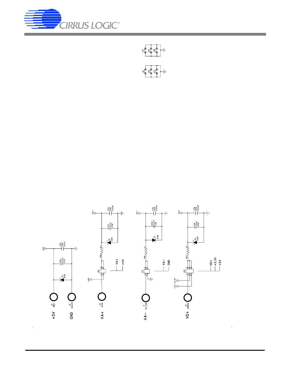 Figure 3. power supply, Cdb5534u | Cirrus Logic CDB5534U User Manual | Page 8 / 22