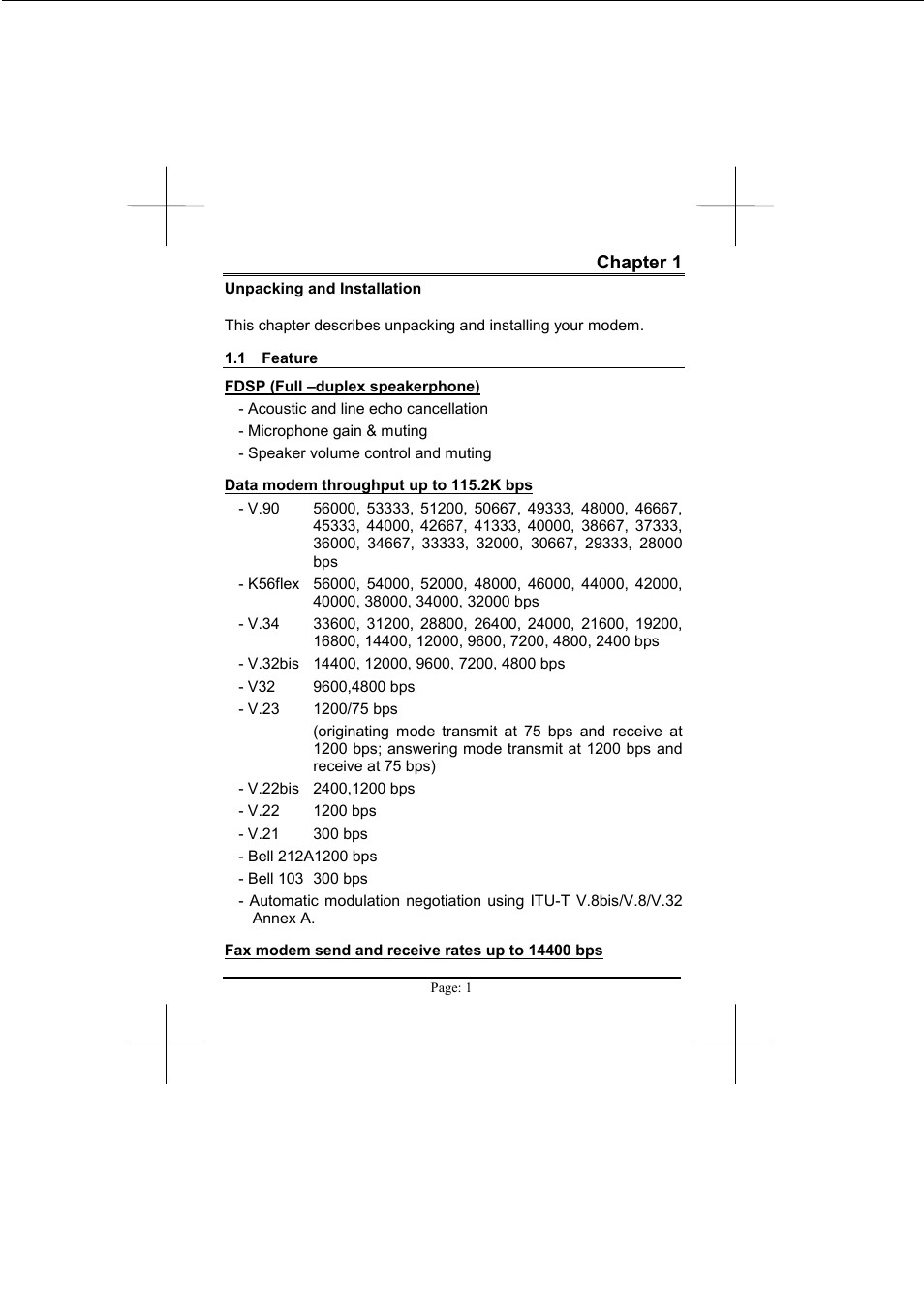Chapter 1 | Advantech PCM-3601 User Manual | Page 3 / 35