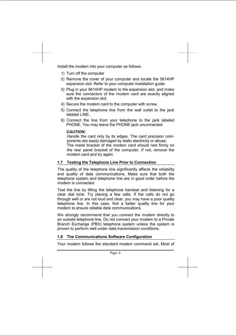 Advantech PCM-3601 User Manual | Page 8 / 35