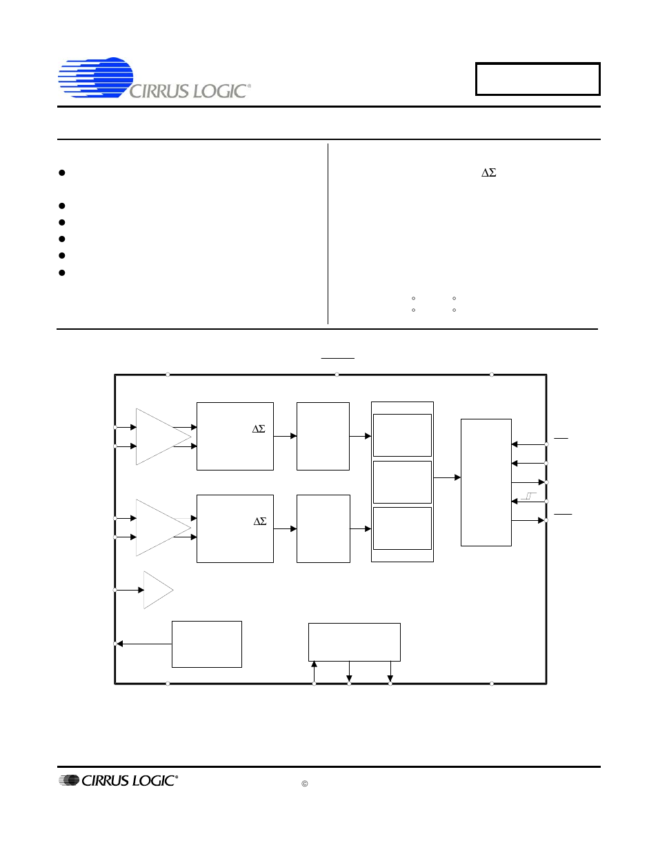 Cirrus Logic CS5550 User Manual | 24 pages
