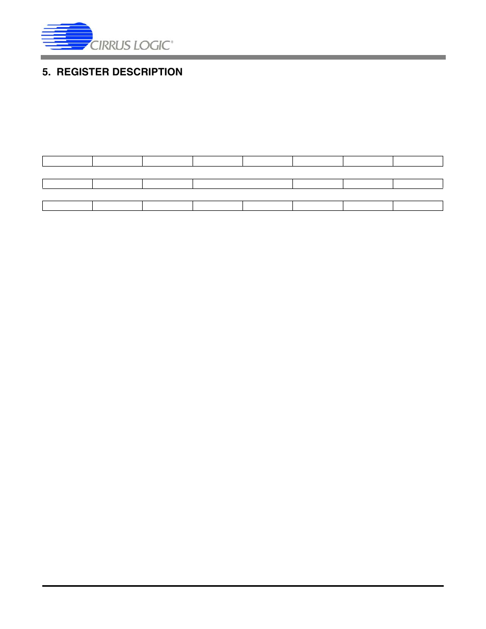 Register description, 1 configuration register, Cs5550 | Cirrus Logic CS5550 User Manual | Page 20 / 24