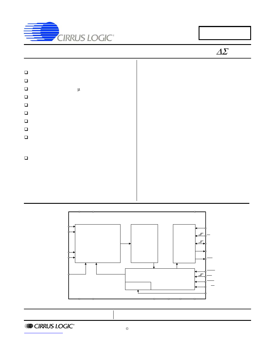 Cirrus Logic CS5560 User Manual | 32 pages