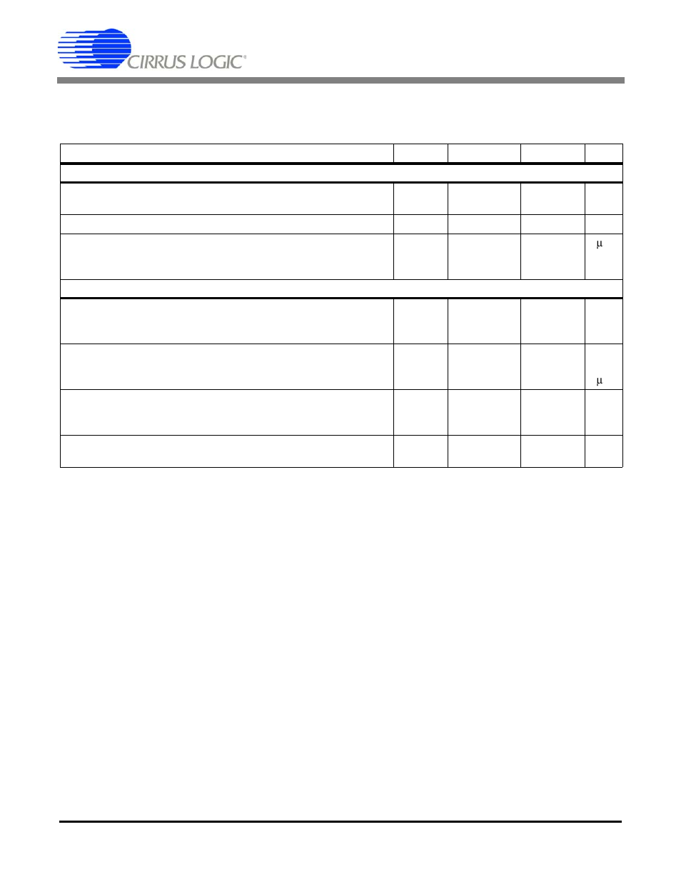 Analog characteristics (continued), Cs5566, Analog characteristics | Cirrus Logic CS5566 User Manual | Page 5 / 30