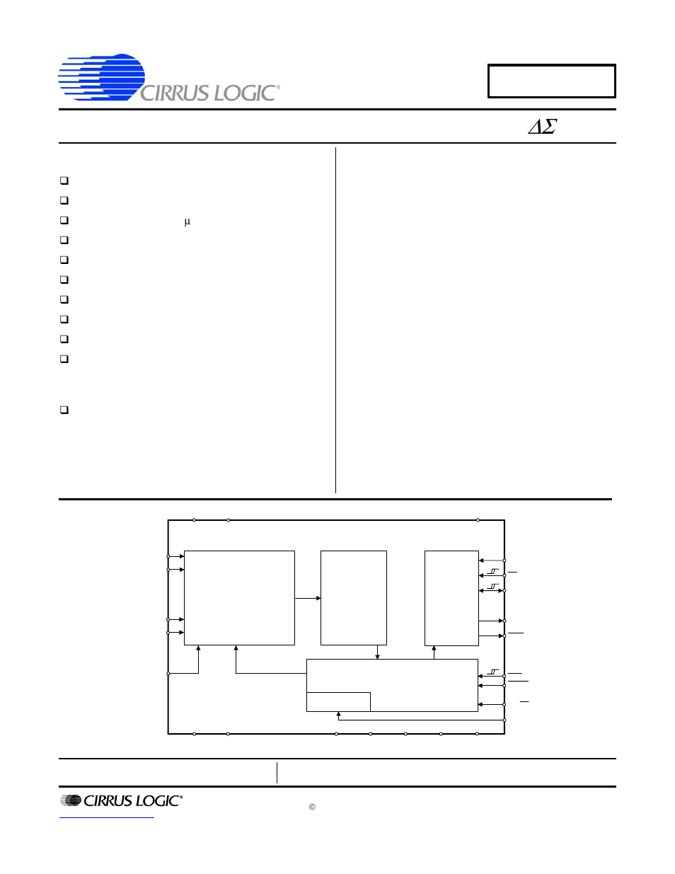 Cirrus Logic CS5581 User Manual | 32 pages