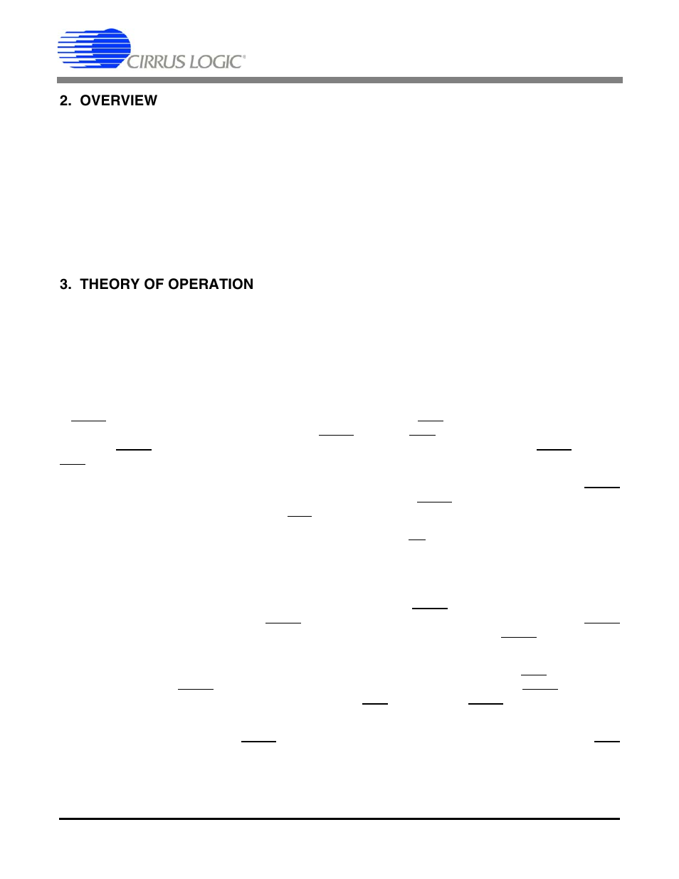 Overview, Theory of operation, 1 converter operation | Overview 3. theory of operation, Cs5581 | Cirrus Logic CS5581 User Manual | Page 13 / 32