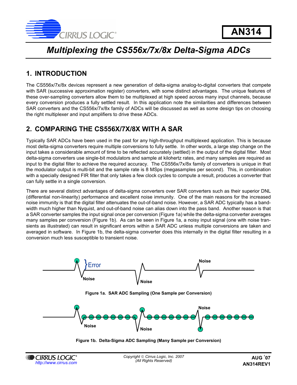 Cirrus Logic AN314 User Manual | 10 pages