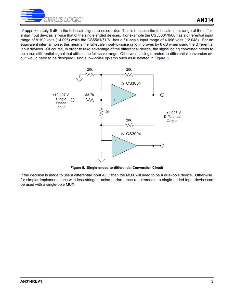 An314 | Cirrus Logic AN314 User Manual | Page 5 / 10