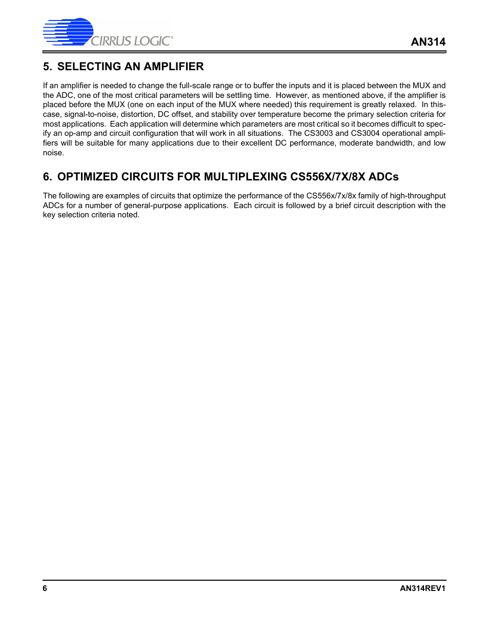 Cirrus Logic AN314 User Manual | Page 6 / 10