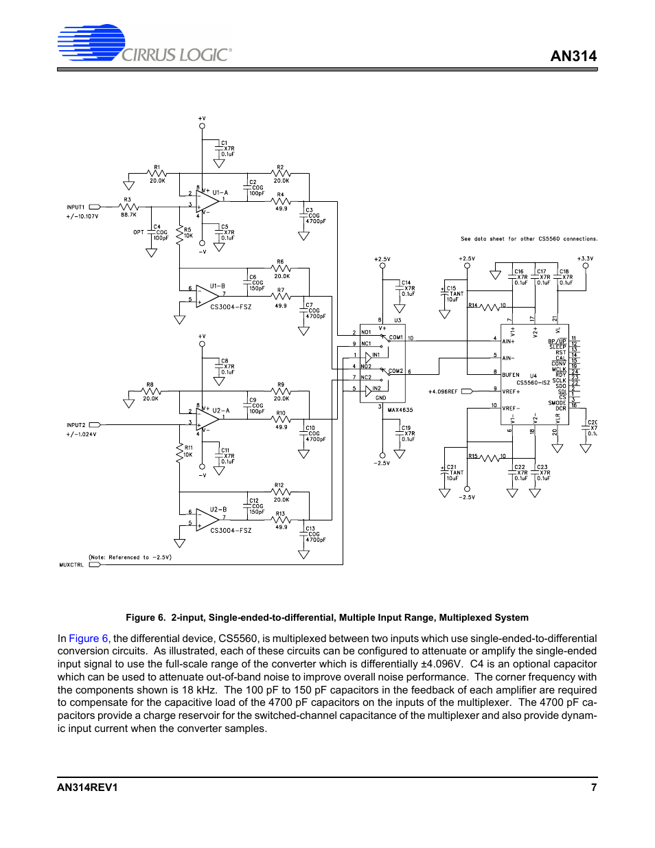 An314 | Cirrus Logic AN314 User Manual | Page 7 / 10