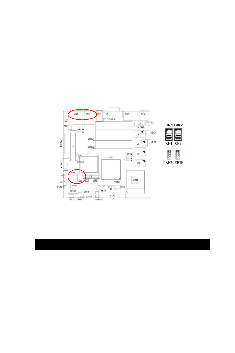 3 usb ports and lan ports (cn4, cn5, cn9, cn10) | Advantech DVMB-554E User Manual | Page 29 / 94
