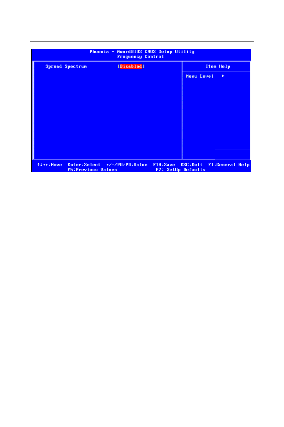 10 frequency / voltage control, 1 spread spectrum | Advantech DVMB-554E User Manual | Page 62 / 94
