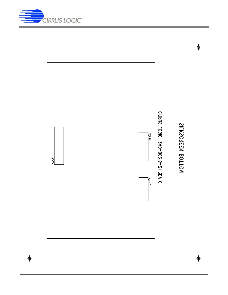 Figure 14. bottom silkscreen, Cdb5560 | Cirrus Logic CDB5560 User Manual | Page 22 / 26