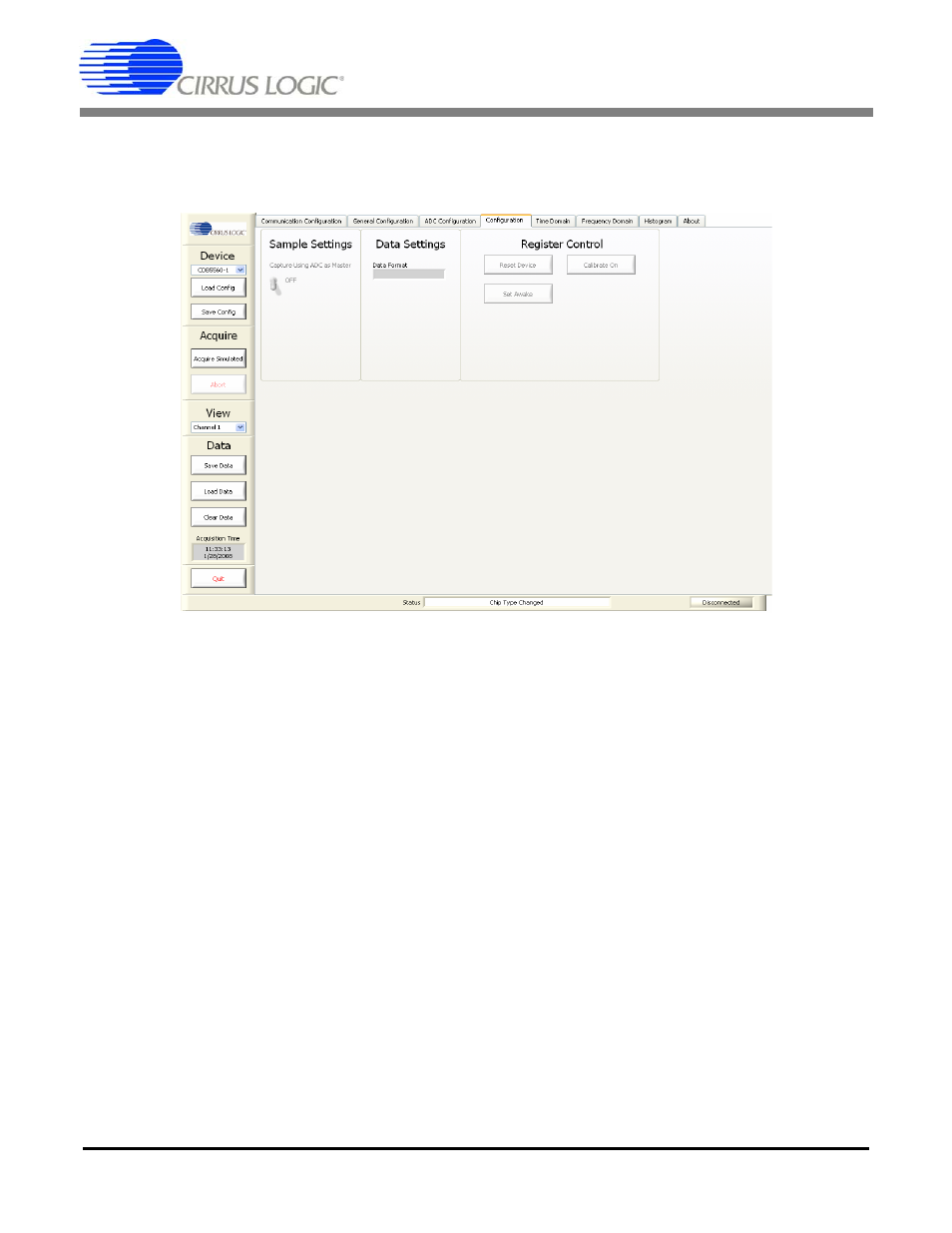 4 configuration tab, Captureplus ii | Cirrus Logic CapturePlus II User Manual | Page 15 / 42