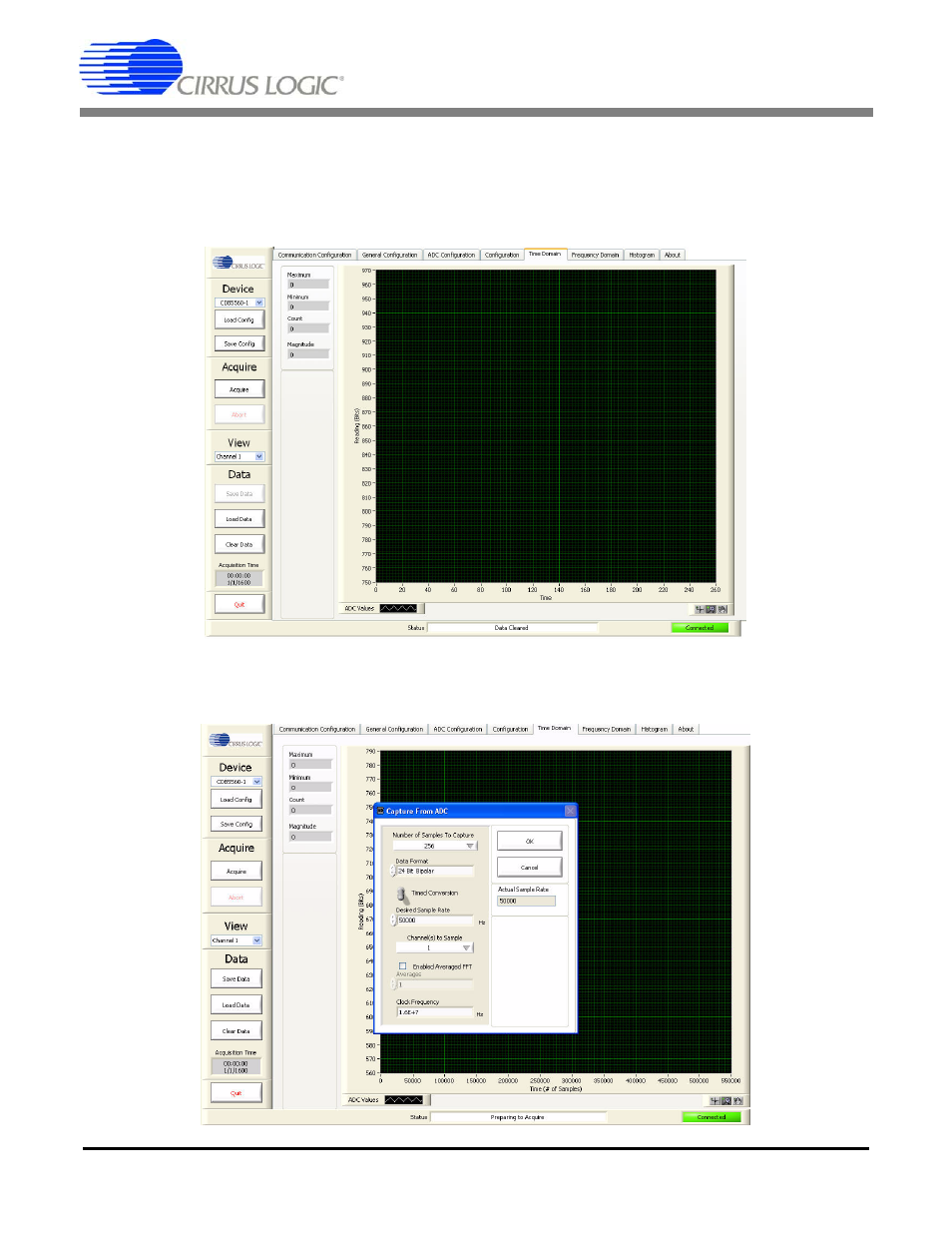 A.2 measuring analog input signals, Captureplus ii | Cirrus Logic CapturePlus II User Manual | Page 32 / 42