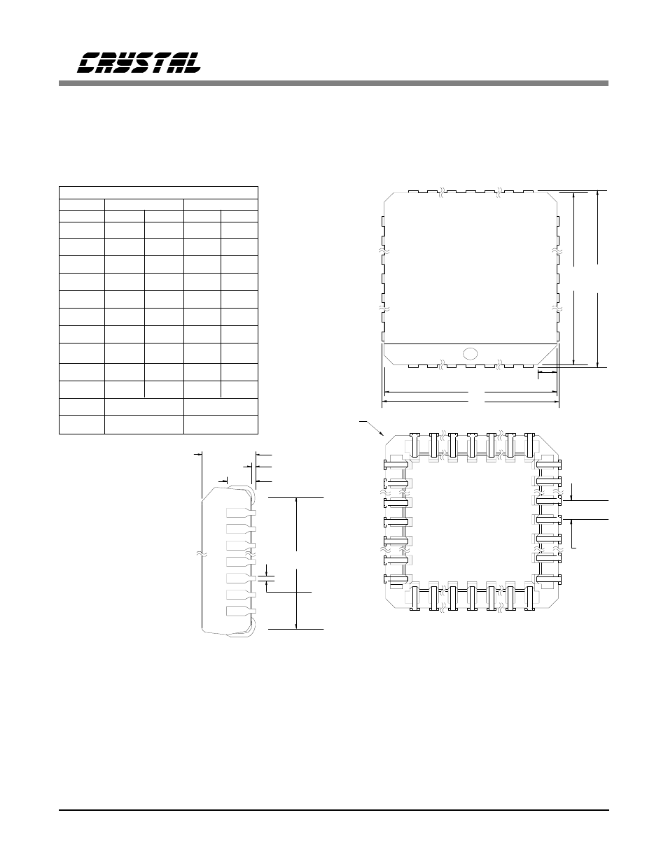Physical dimensions | Cirrus Logic CS61583 User Manual | Page 29 / 44