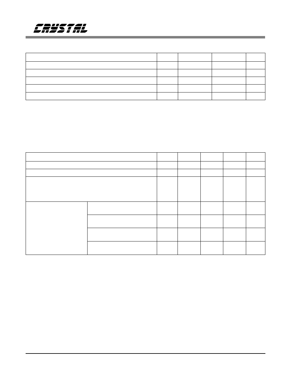 Absolute maximum ratings, Recommended operating conditions | Cirrus Logic CS61583 User Manual | Page 3 / 44