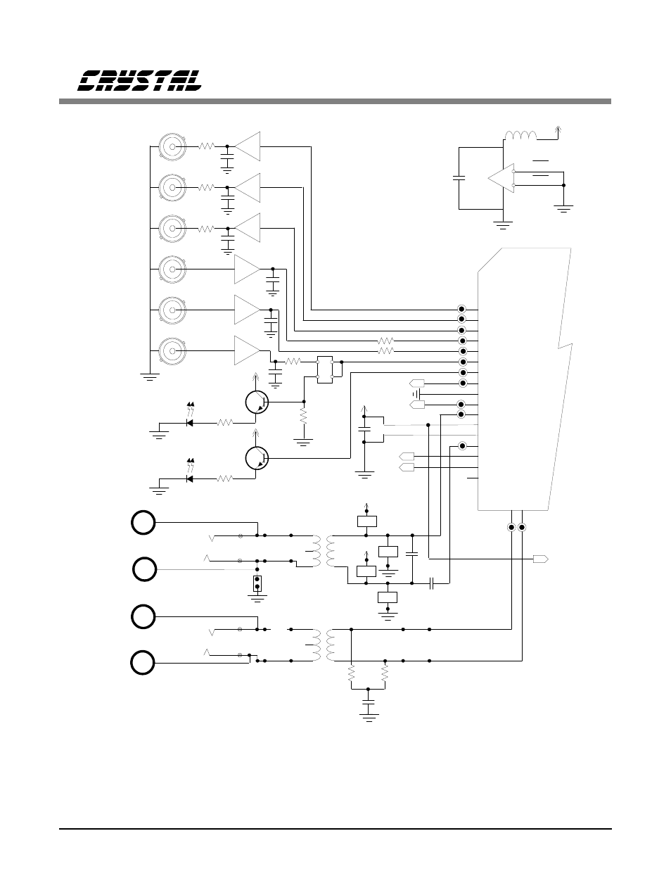 Figure 1. channel 1 circuitry | Cirrus Logic CS61583 User Manual | Page 39 / 44