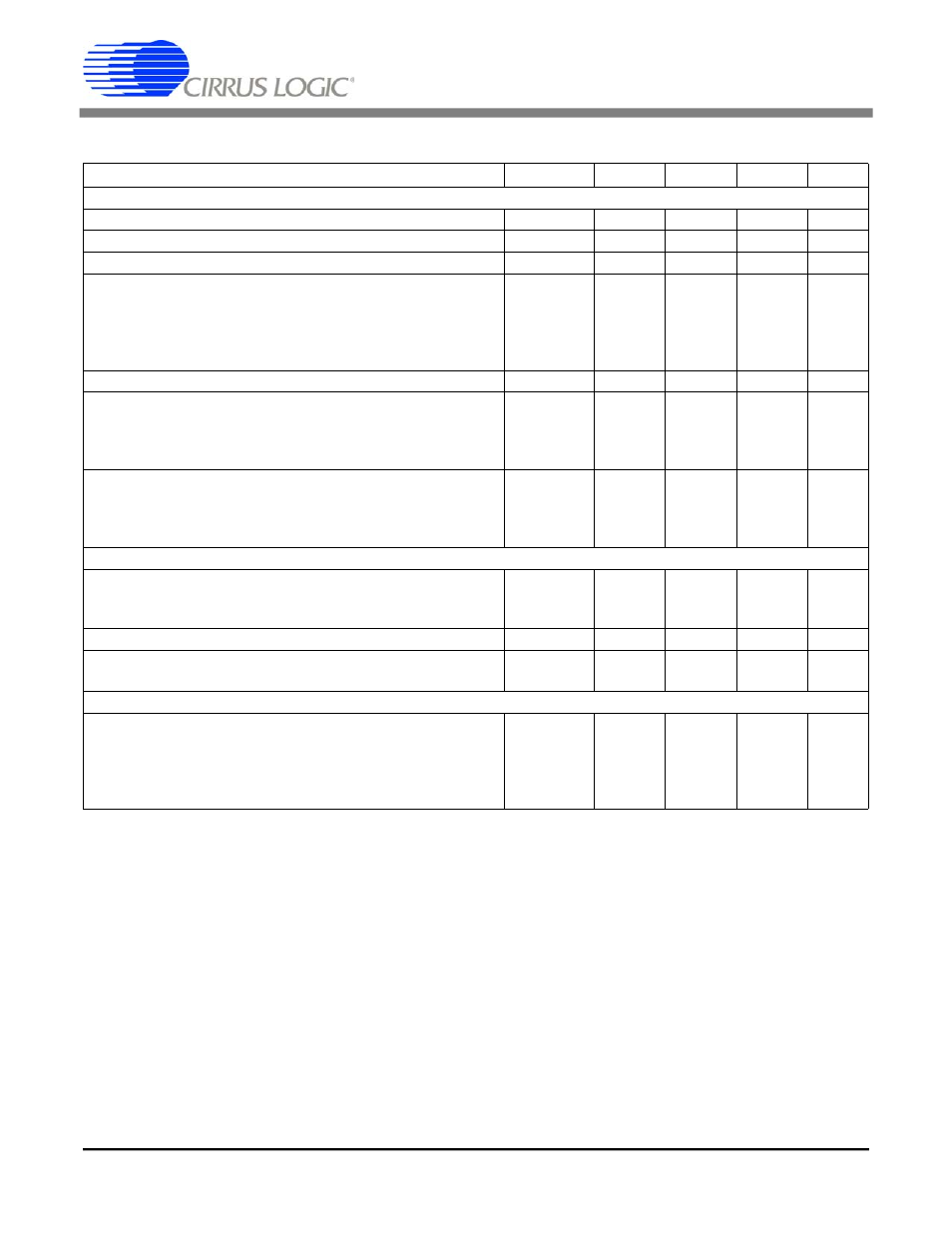 Analog characteristics, Ds261pp5 | Cirrus Logic CS61584A User Manual | Page 6 / 54
