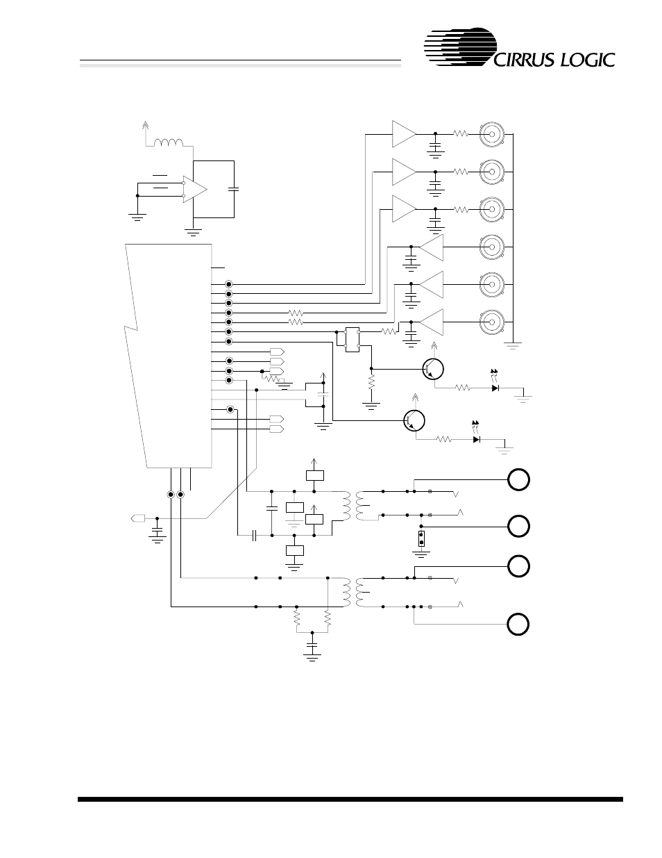 Figure 2. channel 2 circuitry, Dual line interface unit | Cirrus Logic CDB61584A User Manual | Page 7 / 12