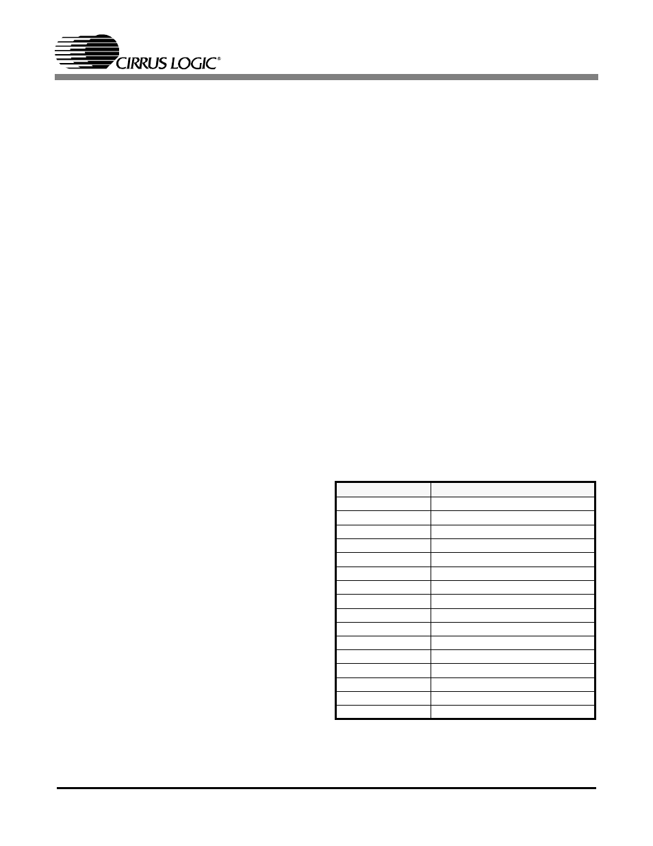 Operation, Power-up, Master clock | G.772 monitoring, Table 6. g.772 address selection | Cirrus Logic CS61880 User Manual | Page 22 / 70