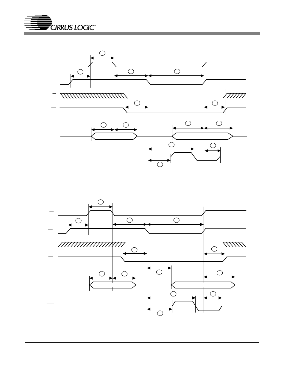 Figure 28, Figure 27, Figure 27. parallel port timing - write; motorola | Multiplexed address / data bus mode | Cirrus Logic CS61880 User Manual | Page 63 / 70