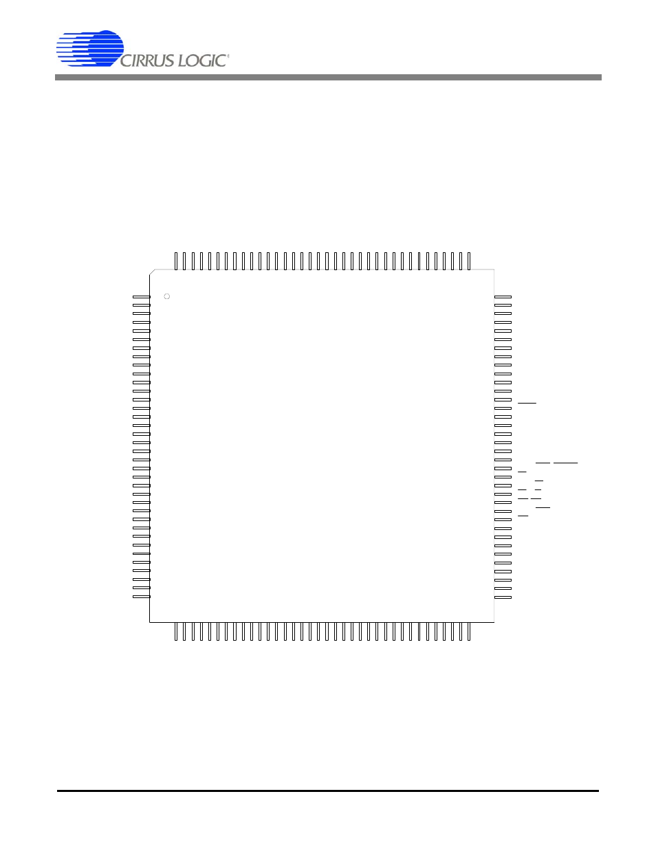 Pinout - lqfp, Figure 1. cs61884 144-lqfp pinout, Top view) | Cirrus Logic CS61884 User Manual | Page 7 / 72