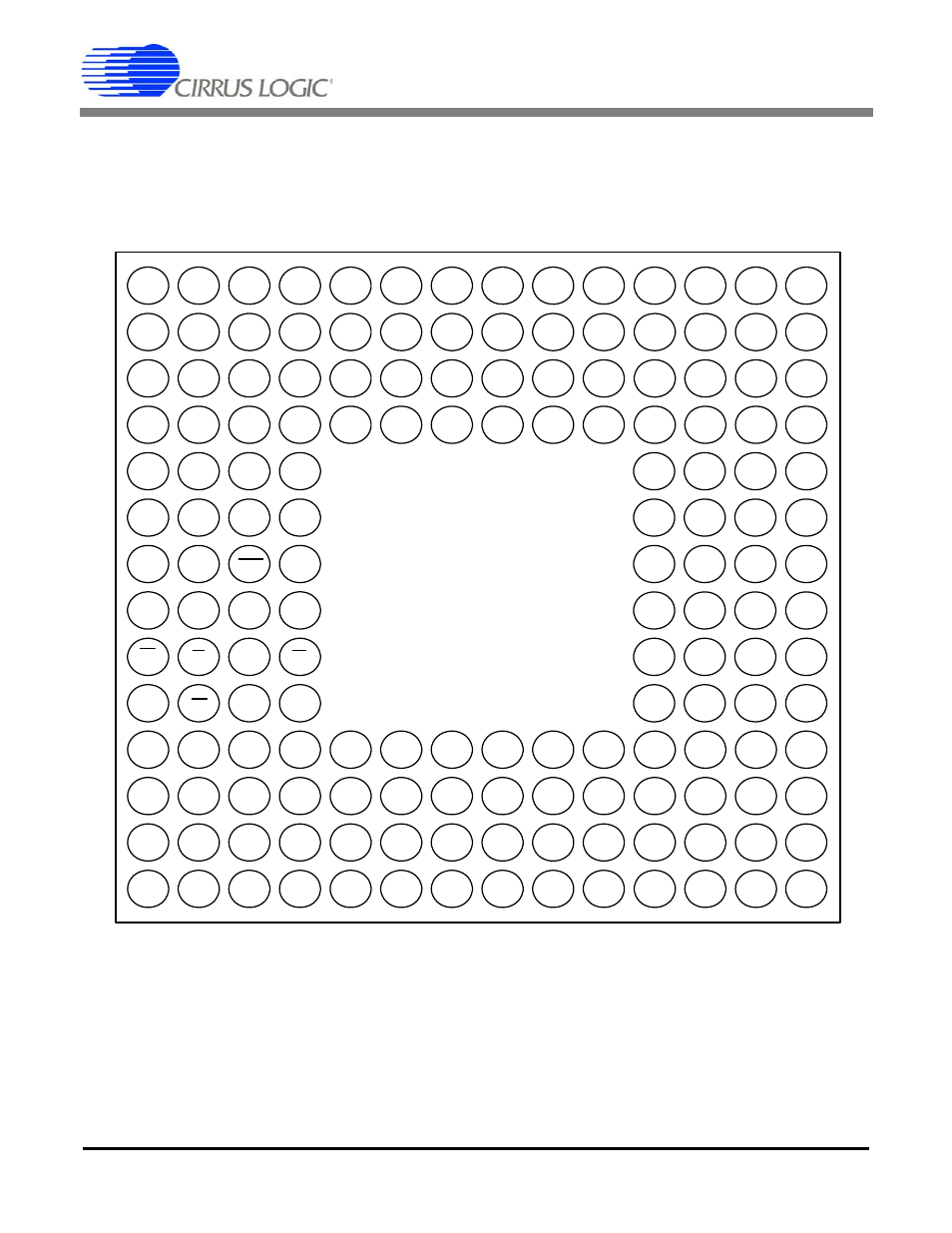 Pinout - lfbga, Figure 2. cs61884 160-ball lfbga pinout | Cirrus Logic CS61884 User Manual | Page 8 / 72