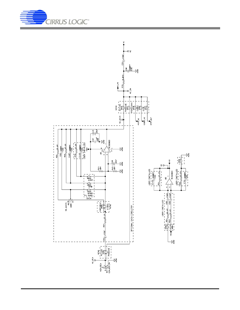 Figure 5. network input, Cdb6422 | Cirrus Logic CDB6422 User Manual | Page 21 / 30