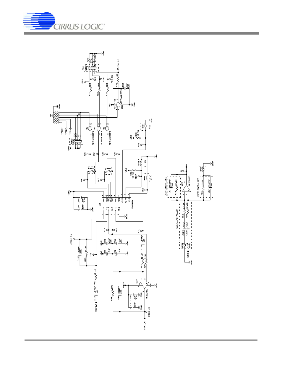 Figure 6. u-law codec, Cdb6422 | Cirrus Logic CDB6422 User Manual | Page 22 / 30