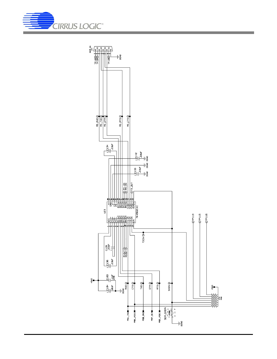 Figure 10. rs-232 interface, Cdb6422 | Cirrus Logic CDB6422 User Manual | Page 26 / 30