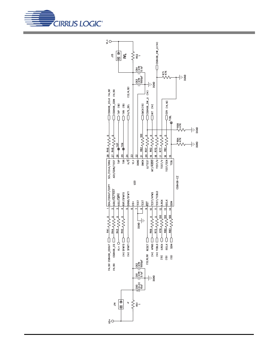 Figure 11. cs8406, Cdb8416 | Cirrus Logic CDB8416 User Manual | Page 17 / 26