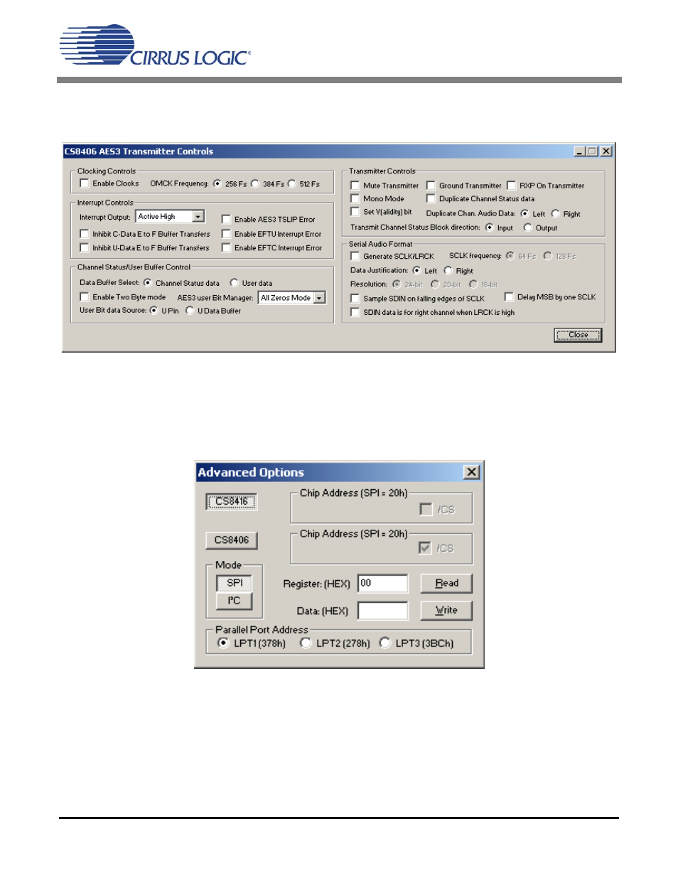 Cdb8416 | Cirrus Logic CDB8416 User Manual | Page 9 / 26