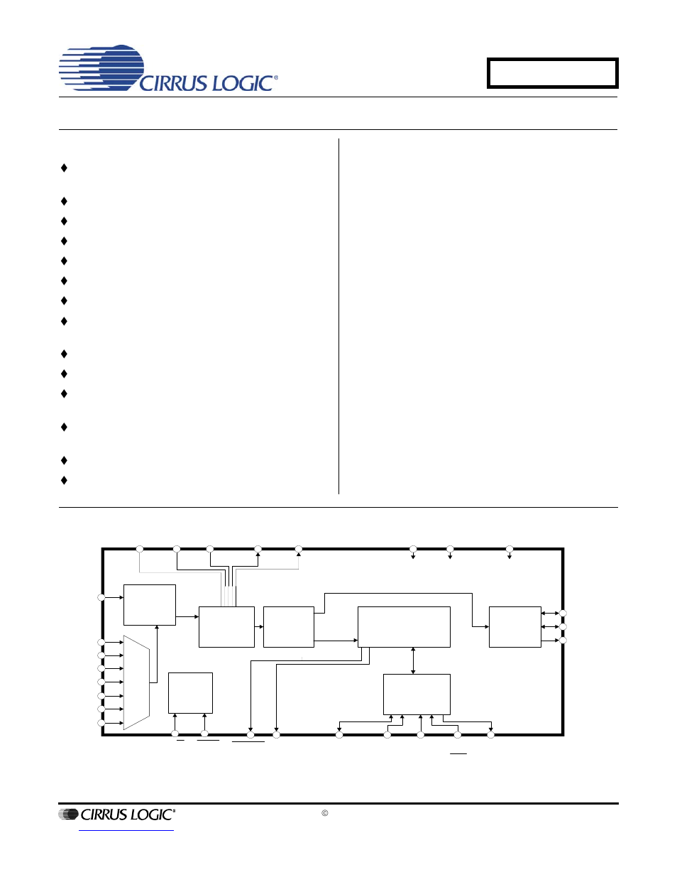 Cirrus Logic CS8415A User Manual | 46 pages