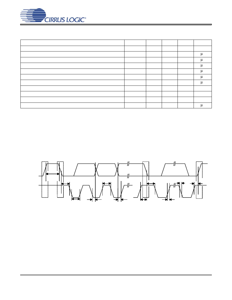Figure 4. i·c mode timing, Figure 4. i²c mode timing | Cirrus Logic CS8415A User Manual | Page 10 / 46