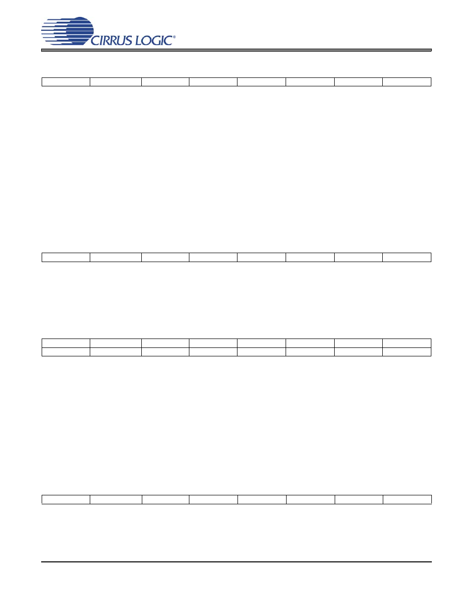 6 interrupt 2 status (08h) (read only), 7 interrupt 1 mask (09h), 9 interrupt 2 mask (0ch) | Cs8415a | Cirrus Logic CS8415A User Manual | Page 24 / 46
