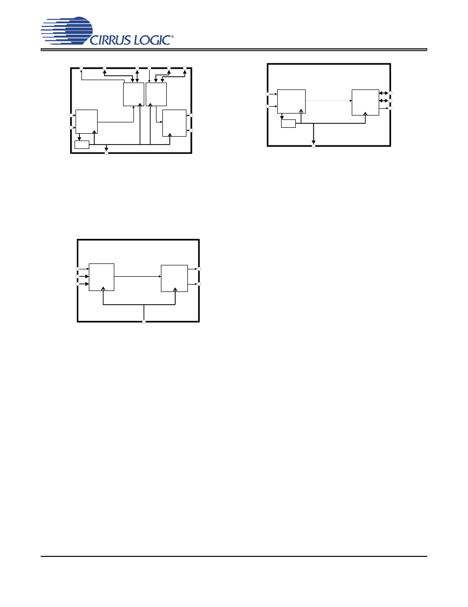 Figure 15. aes3 input to serial audio output only, Figure 16. input serial port to aes3 transmitter, Figure 14 | Figure 15, Figure 16, Cs8420 | Cirrus Logic CS8420 User Manual | Page 17 / 94