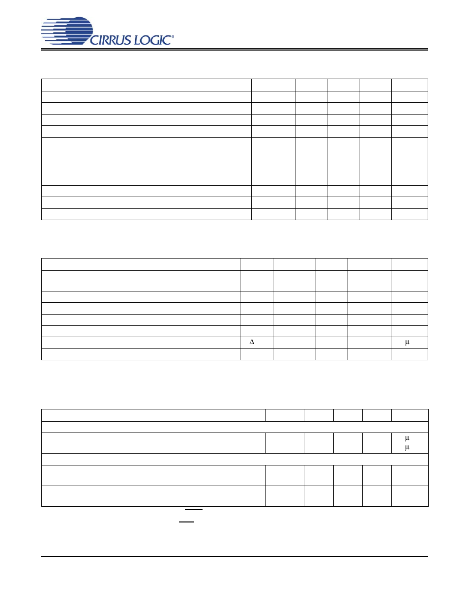 Performance specifications, Digital filter characteristics, Dc electrical specifications | Cs8420 performance specifications | Cirrus Logic CS8420 User Manual | Page 7 / 94