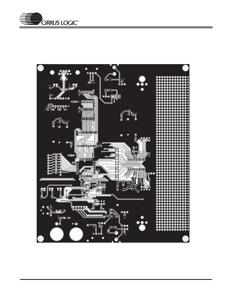 Figure 7. top pcb, Cdb8420 | Cirrus Logic CDB8420 User Manual | Page 12 / 14