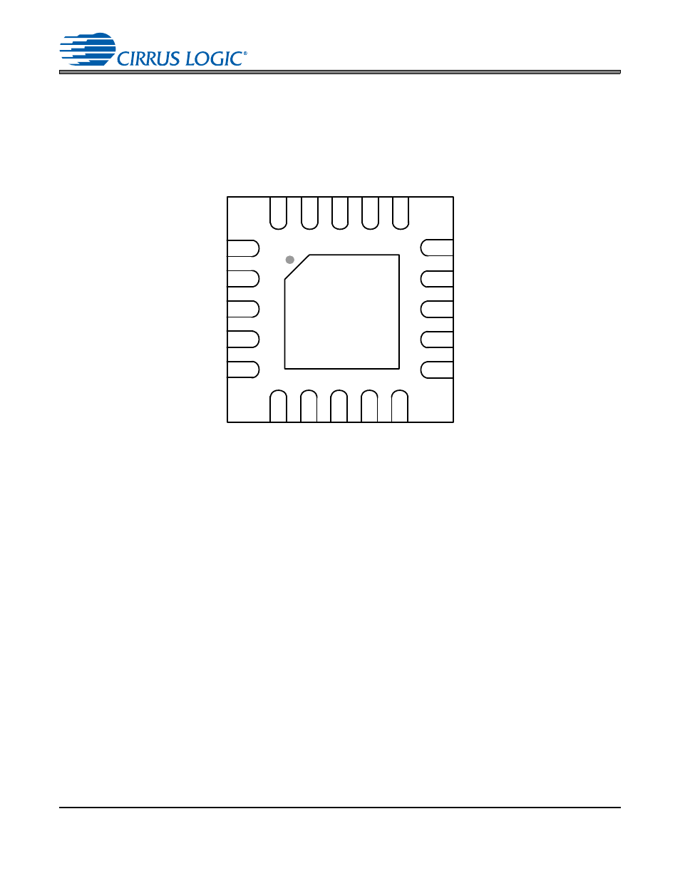 2 qfn pin descriptions, Cs8421 | Cirrus Logic CS8421 User Manual | Page 7 / 35