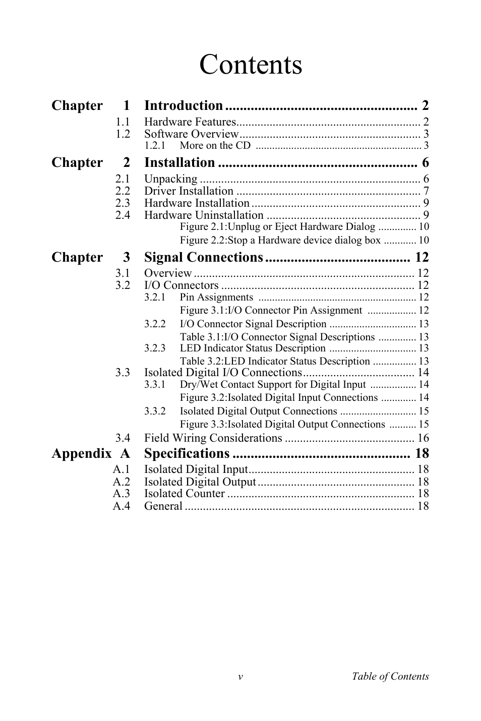 Advantech USB-4750 User Manual | Page 5 / 24