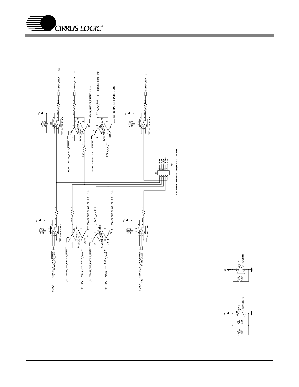 Figure 6. cs8421 to cs8406, Cdb8421 | Cirrus Logic CDB8421 User Manual | Page 13 / 22