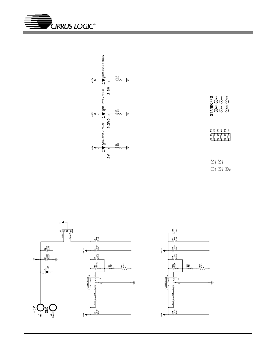 Schematics, Figure 2. power, Cdb8421 | Cirrus Logic CDB8421 User Manual | Page 9 / 22