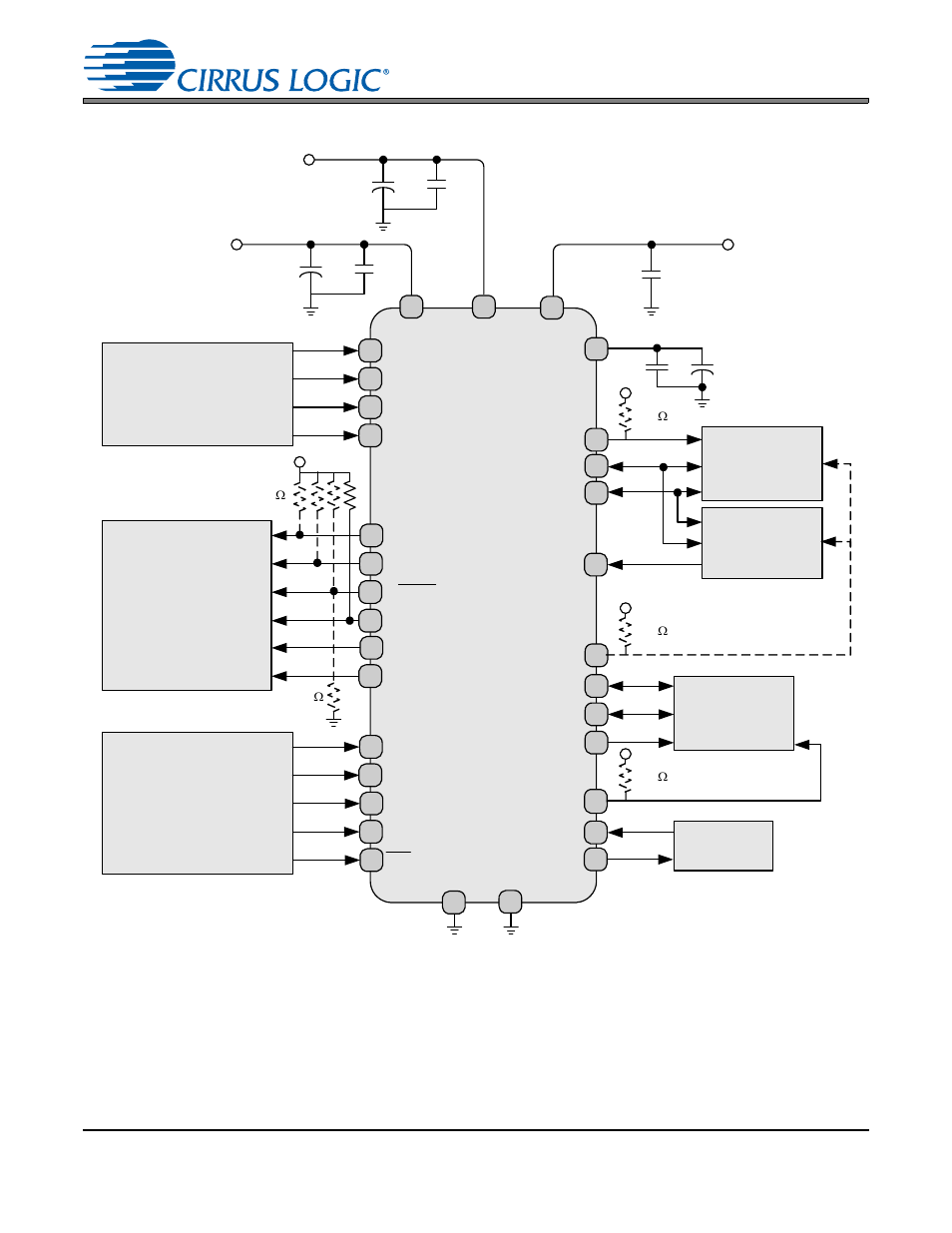 2 hardware mode, Figure 8.typical connection diagram, hardware mode, Cs8422 | Cirrus Logic CS8422 User Manual | Page 23 / 82