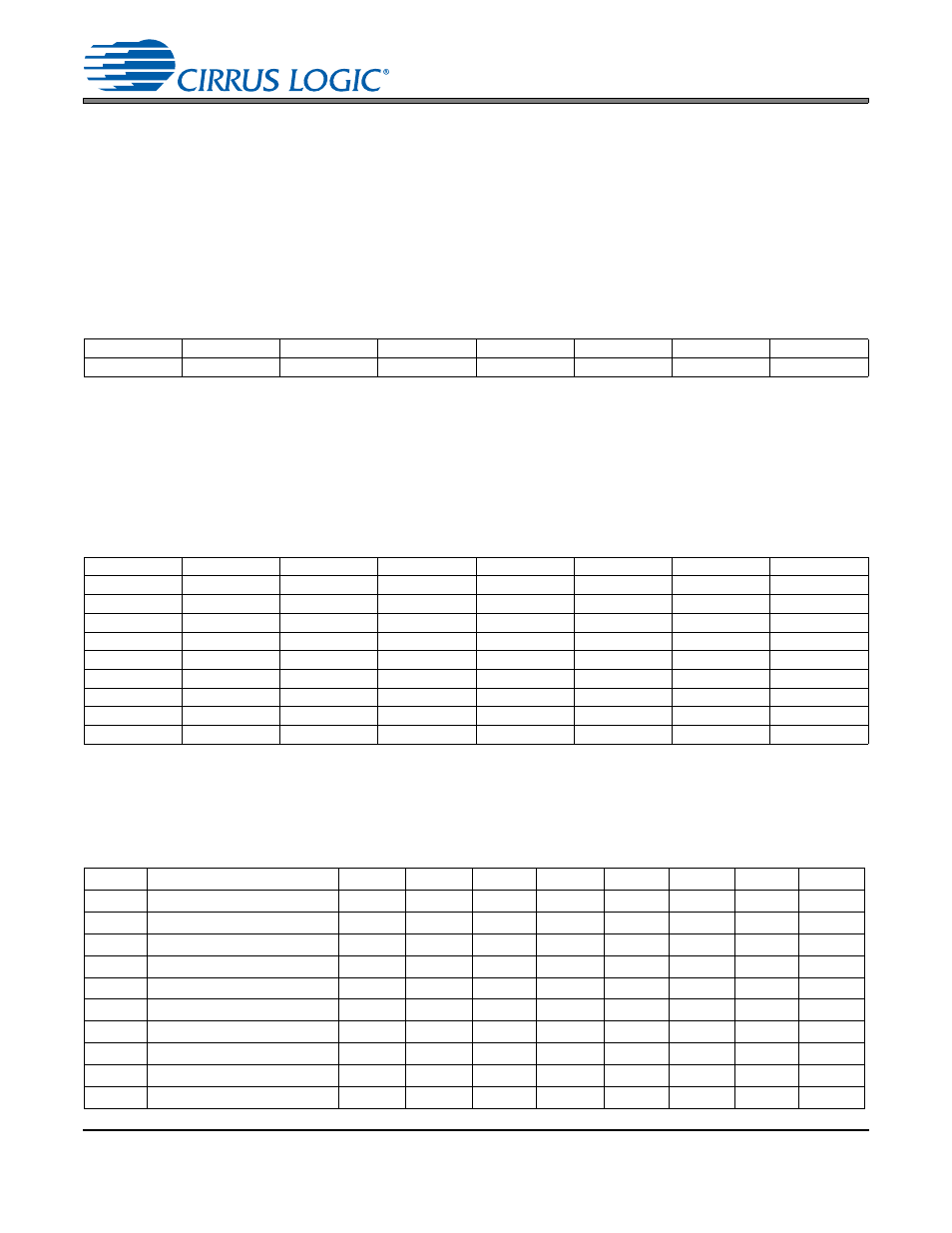 23 fs/xti ratio (17h - 18h), 24 q-channel subcode (19h - 22h), 25 channel status registers (23h - 2ch) | Channel status registers (23h - 2ch), Q-channel subcode (19h, 22h), Q-channel subcode (19h - 22h), Regist, Cs8422 | Cirrus Logic CS8422 User Manual | Page 63 / 82